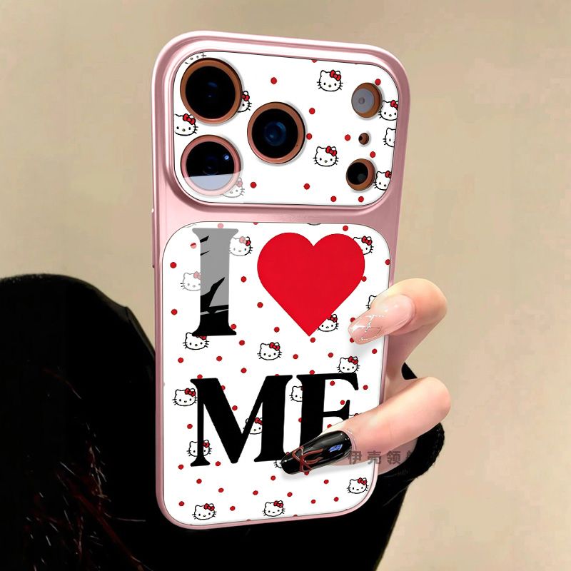 Mobile Tech Accessories - เคสโทรศัพท์อะคริลิกลายการ์ตูนแมวสุดสร้างสรรค์ ดีไซน์หน้าต่างขนาดใหญ่ ครอบคลุมทั้งตัวเครื่อง เหมาะสำหรับ iPhone 16