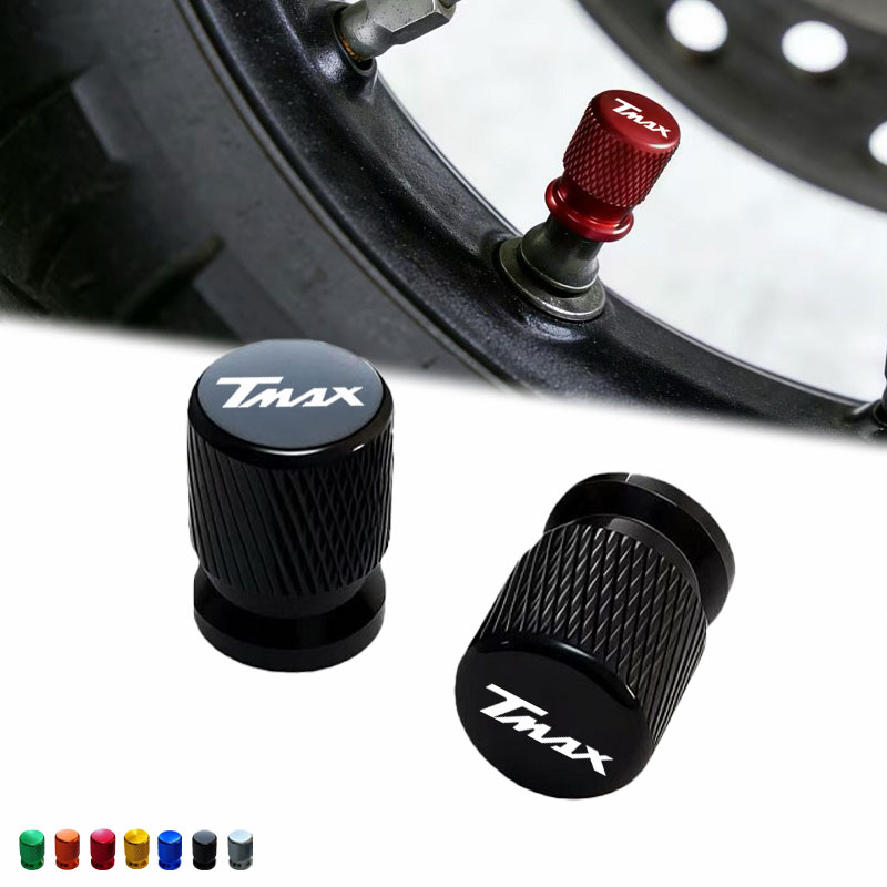 Tech Accessories Case - ใหม่รถจักรยานยนต์อุปกรณ์เสริมฝาครอบวาล์วยางล้อสำหรับ YAMAHA TMAX 530 560 500