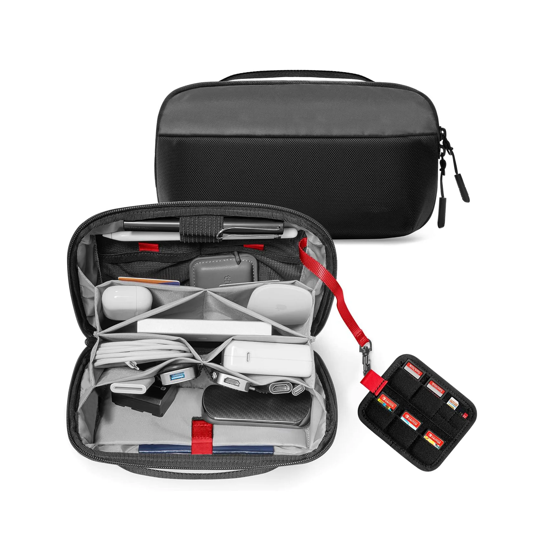 กระเป๋าจัดระเบียบอุปกรณ์เทคโนโ - Tech Accessories Travel Organizer Pouch บทวิจารณ์และราคา