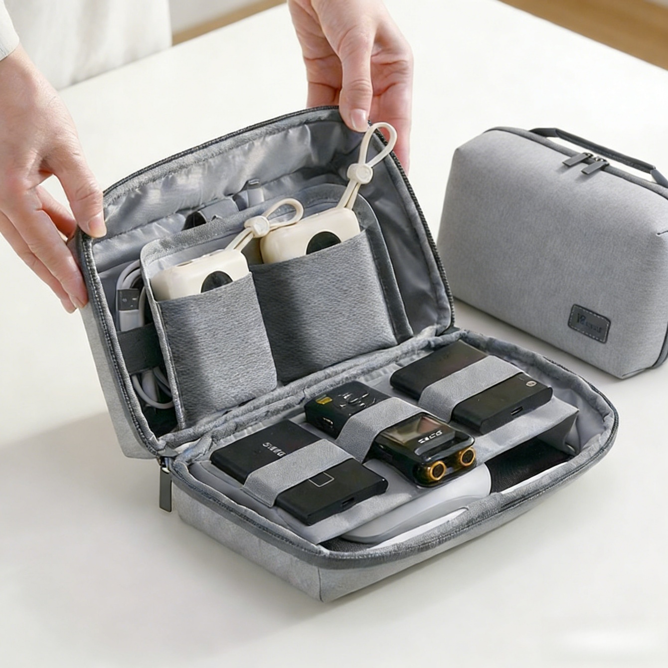 กระเป๋าจัดระเบียบอุปกรณ์อิเล็ก - Tech Accessories Travel Organizer Pouch บทวิจารณ์และราคา
