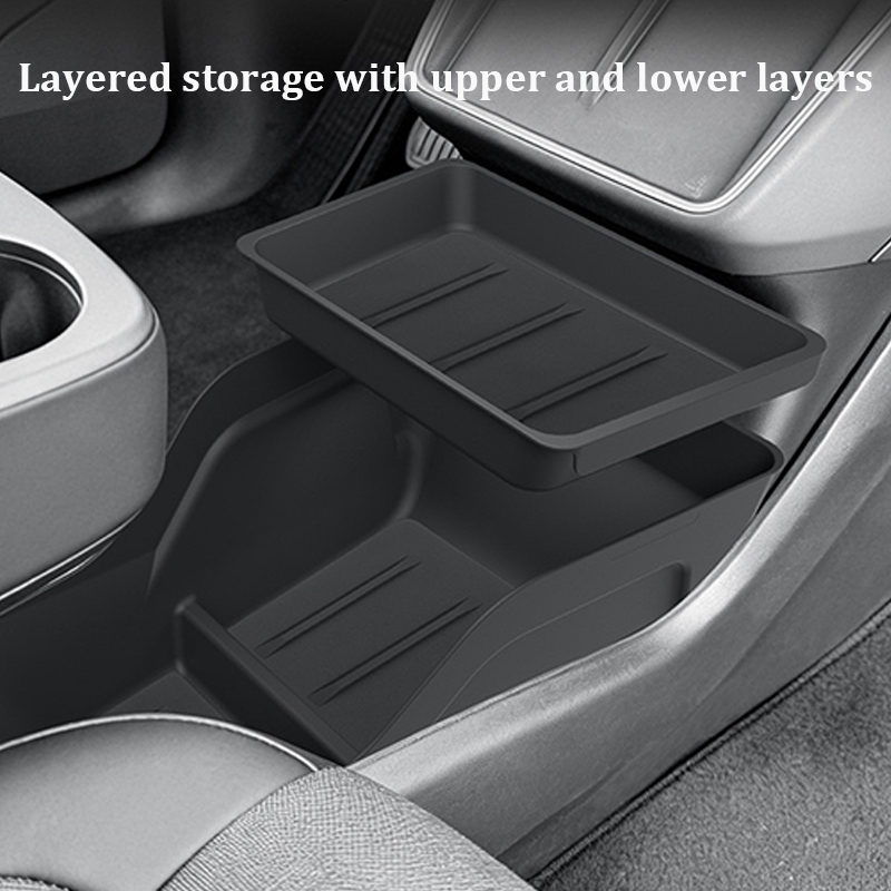 กล่องเก็บของด้านล่างคอนโซลกลาง - Tech Car Accessories บทวิจารณ์และราคา