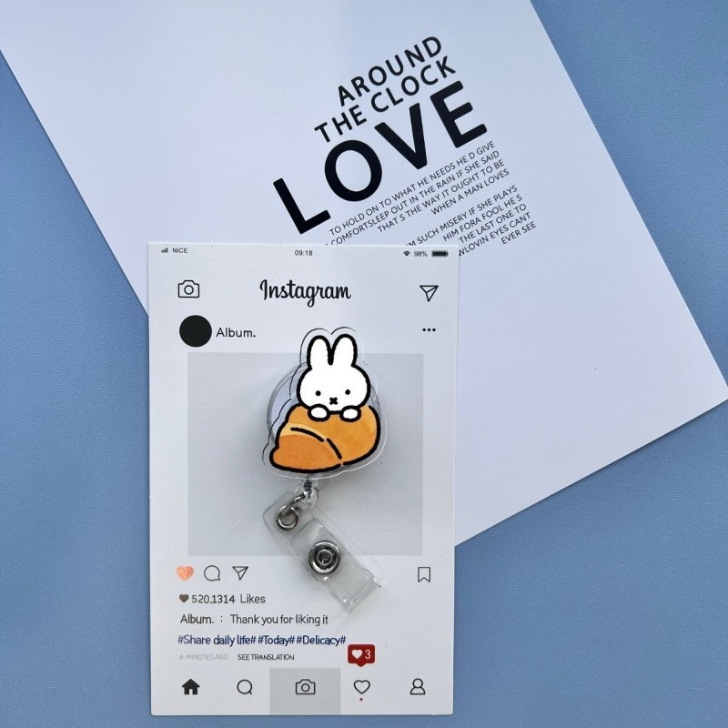 ที่หนีบบัตรแบบดึงกลับได้ลายมิฟ - Kawaii Tech Accessories บทวิจารณ์และราคา