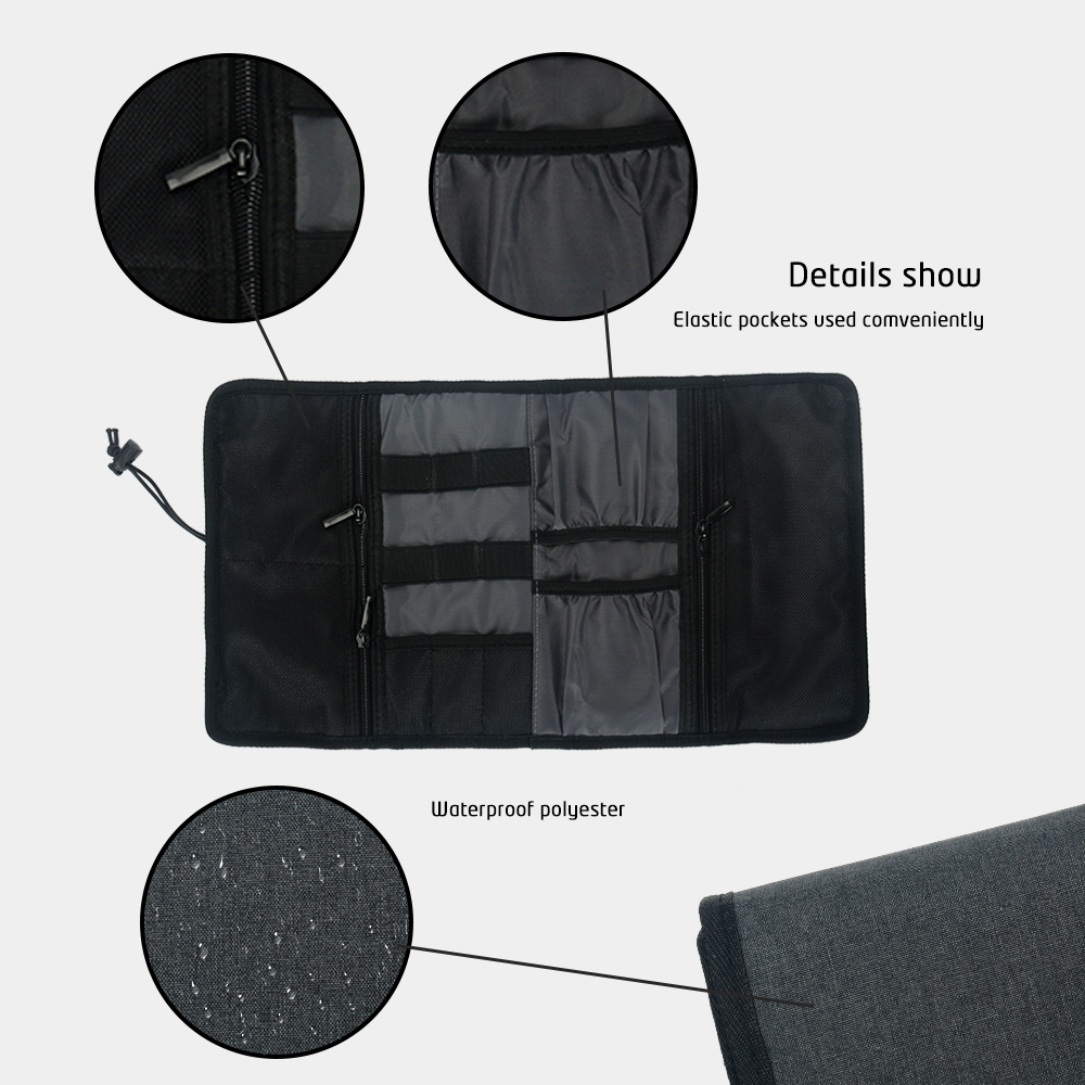 กระเป๋าเก็บสายเคเบิลสำหรับเดิน - Tech Accessories Travel Organizer Pouch บทวิจารณ์และราคา