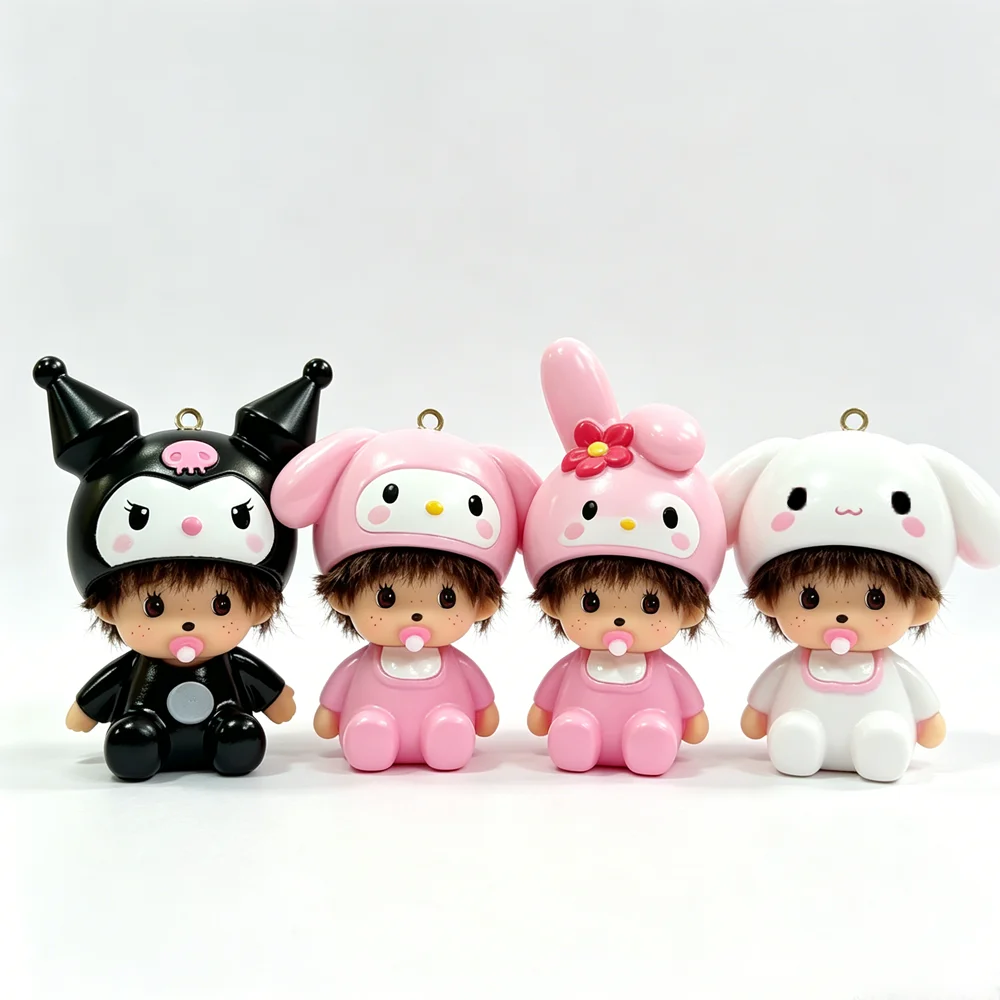 พวงกุญแจซานริโอ มอนชิชิ 6 ชิ้น - Kawaii Tech Accessories บทวิจารณ์และราคา