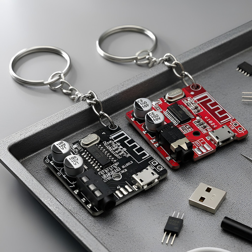 พวงกุญแจแผงวงจรสไตล์ไซเบอร์พัง - Tech Accessories Storage บทวิจารณ์และราคา